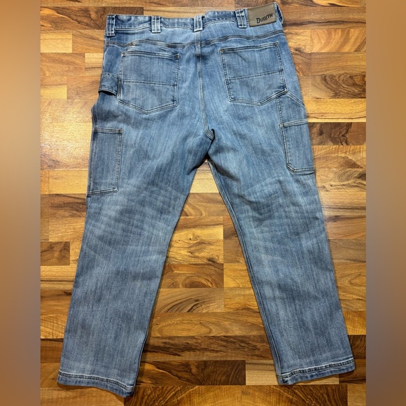 Duluth Trading Ballroom Double Flex Jeans Mens 40x32 Relaxed Fit Work Denim - Picture 2 of 9